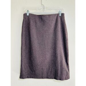 Philosophy Women's Gray/Purple Pencil Skirt with Back Zipper, Size 8